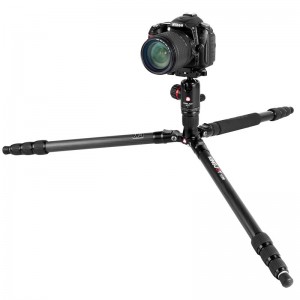 Kingjoy K1208 Light Travel Tripod Fiber Tripod Series με κεφαλή μπάλας QH10 και τσάντα μεταφοράς