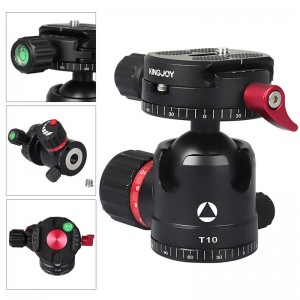 Kingjoy T10 χαμηλού προφίλ μπάλες με πανοραμική πλάκα ταχείας αποδέσμευσης