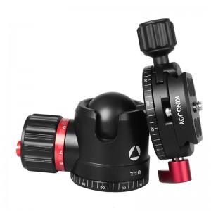 Kingjoy T10 χαμηλού προφίλ μπάλες με πανοραμική πλάκα ταχείας αποδέσμευσης