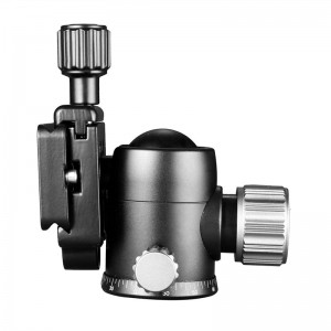 KINGJOY G0 νέα σχεδίαση 360 μοίρες περιστροφική κεφαλή μπάλα με πλάκα γρήγορης απελευθέρωσης arca swiss