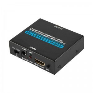 V2.0 Εξαγωγή ήχου HDMI HDMI to HDMI + Μετατροπέας ήχου Υποστήριξη 3D Ultra HD 4Kx2K @ 60Hz HDCP 2,2 18Gbps