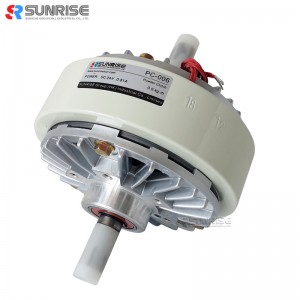 Υψηλής ποιότητας χαμηλής τιμής διπλού άξονα μαγνητική σκόνη συμπλέκτη για μηχανή συσκευασίας σειρά PC