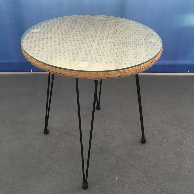 Steel & Wicker Σετ καναπέ 3τμ