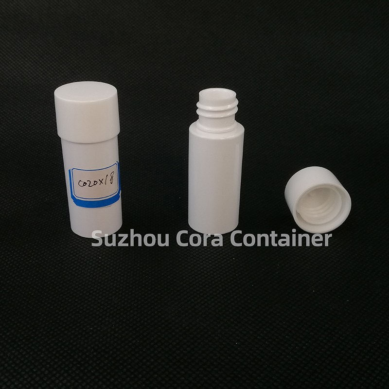 20ml Μέγεθος λαιμού 18mm Πλαστικός Πλαστικός Φιάλης με Καπέλο Screwing