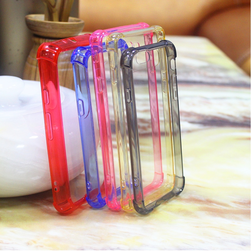 Αντίδραση TPU+PC διαφανής και πολύχρωμη σειρά υποθέσεων κινητής τηλεφωνίας με πολλά μοντέλα