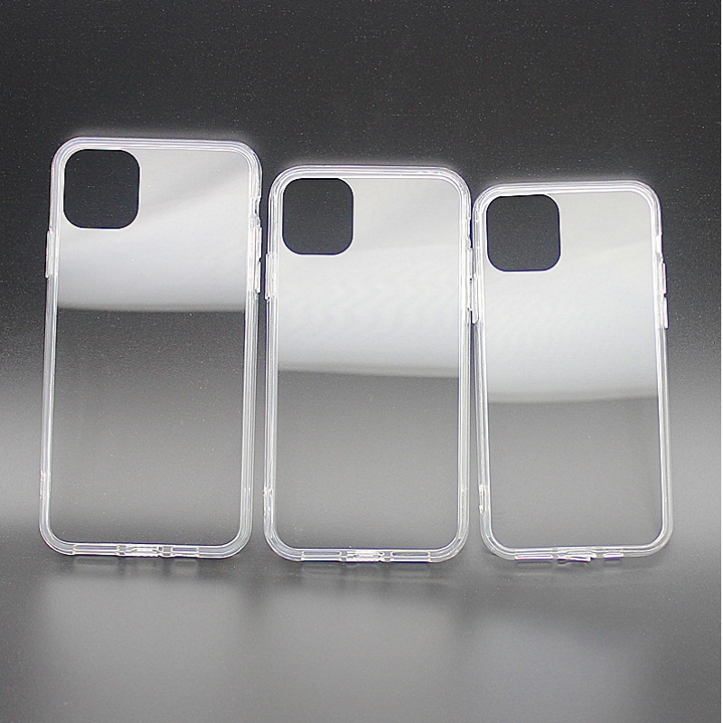 Εξαιρετικά διαφανής θήκη TPU + PC smart phone για iPhone 11 σειρά 5,8 ίντσες / 6,1 ίντσες / 6,5 ίντσες