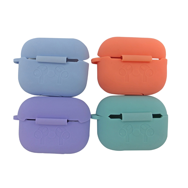 Silicone Wireless Earlphone Carrieng Case for Airpods Pro