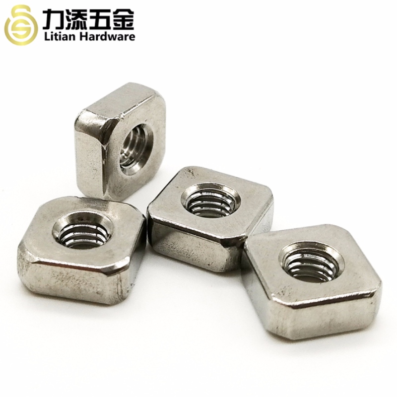 Υψηλής ποιότητας πολύχρωμο ψευδάργυρο επιμεταλλωμένο ανθρακούχο χάλυβα M3-M12 παξιμάδι sqaure