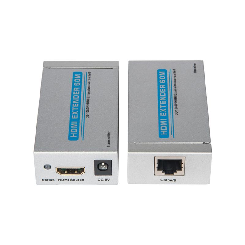 V1.3 Επέκταση HDMI 60m πάνω από ένα καλώδιο cat5e/6 Υποστήριξη πλήρους HD 1080P