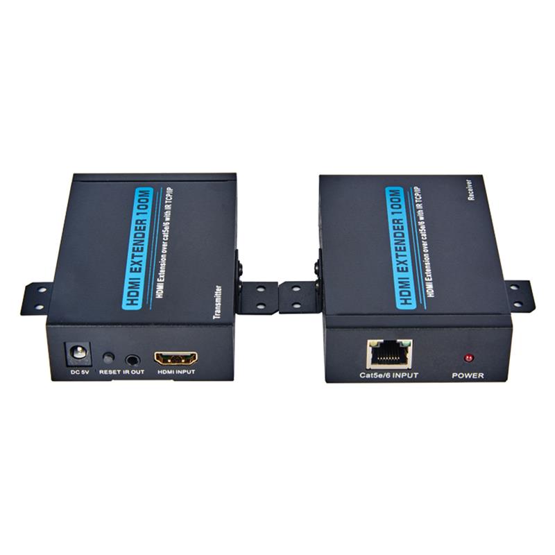 V1.3 Επέκταση HDMI 100μ πάνω από ένα καλώδιο cat5e/6 Υποστήριξη πλήρους HD 1080P