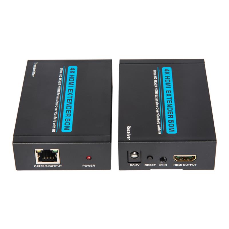 V1.4 4K HDMI Extender 50m πάνω από ένα καλώδιο cat5e \/ 6 Υποστήριξη Ultra HD 4Kx2K \/ 30Hz
