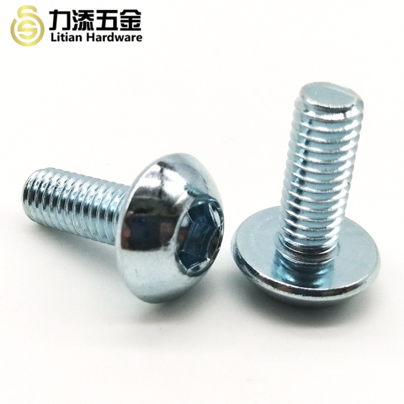 Προσαρμοσμένα κοχλιωτά μπουλόνια από χαλύβδινο ψευδαργύρου