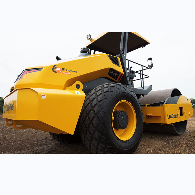 Liugong Clg61e Ενιαίο τύμπανο Vibratory Roller