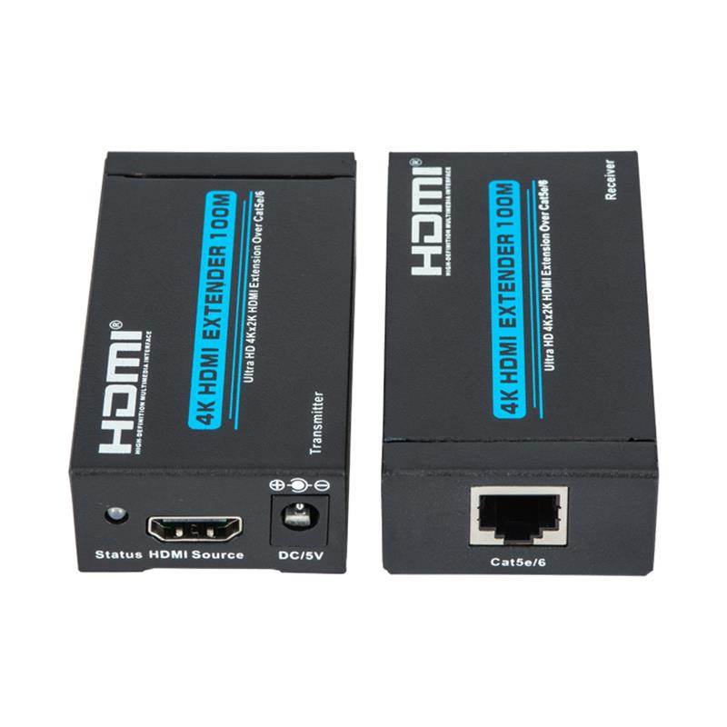 V1.4 4K Επέκταση HDMI 100μ πάνω από ένα καλώδιο cat5e/6 Υποστήριξη Ultra HD 4K2K/30Hz