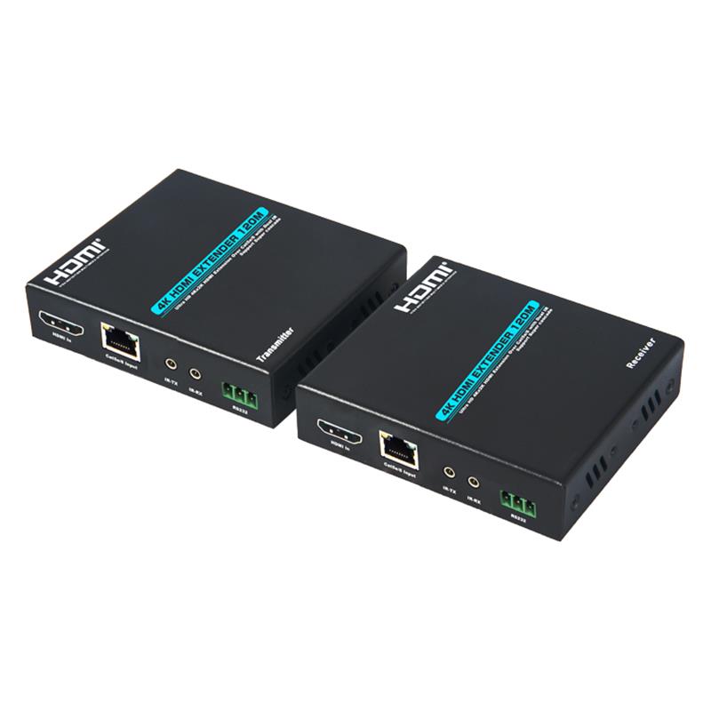 V1.4 4K Επέκταση HDMI 120m πάνω από ένα καλώδιο cat5e/6 Υποστήριξη Ultra HD 4K2K/30Hz
