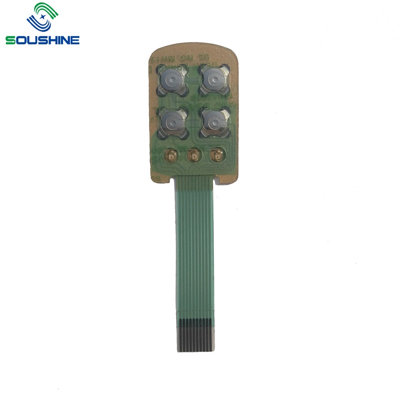 Προσαρμοσμένο υδατοστεγές πρωτοτύπου Cafe Machine Membrane Switch with LED