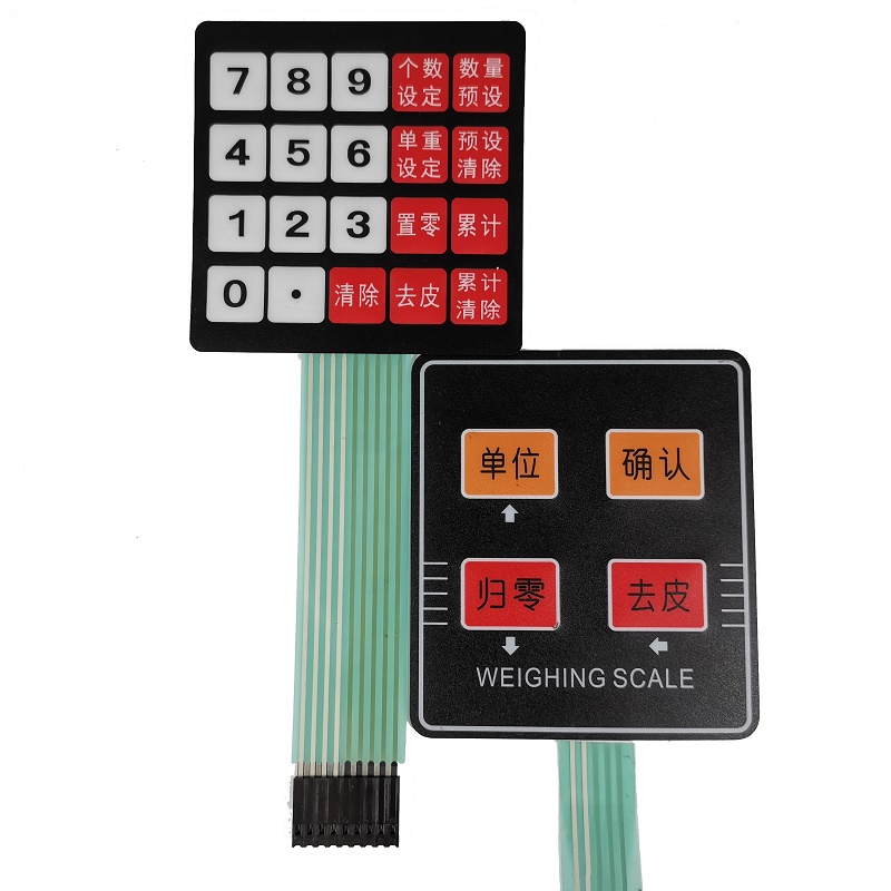 Κατασκευαστής Κίνα Προσαρμοσμένο μεμβρανικό διακόπτη