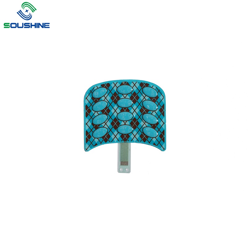 Προσαρμοσμένο μεμβράνη Tactile 4x4 προσαρμοσμένο μεταλλικό πληκτρολόγιο, IP65 πληκτρολόγιο Matrix 4x5 Κατασκευαστής