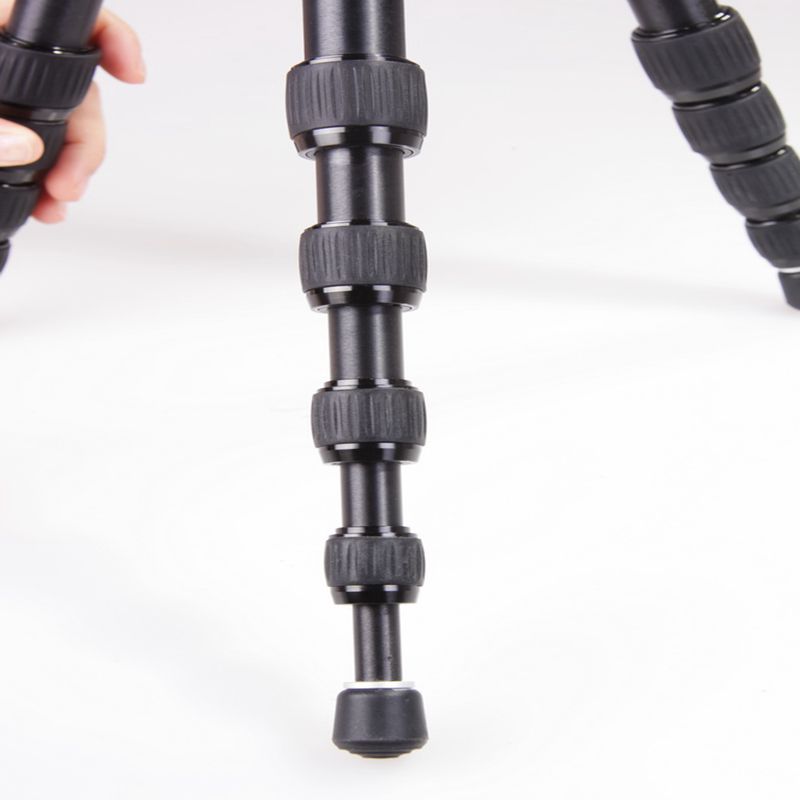 Ελαφρύ τρίποδο ταξιδιού τρίποδα κάμερας αλουμινίου K009B + V00