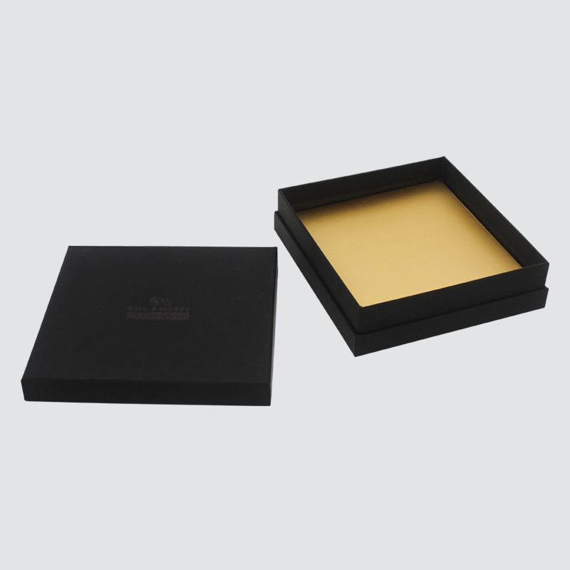 Προσαρμοσμένο κλασικό μαύρο κουτί κολιέ κοσμήματα αξεσουάρ δώρου