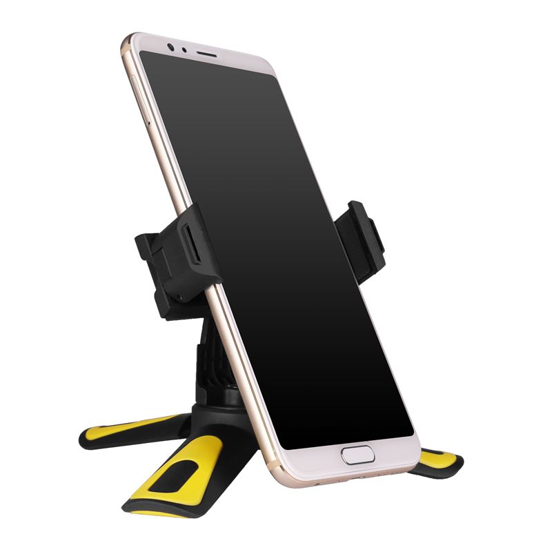 KINGJOY Μίνι πολύχρωμο μοντέρνο τρίποδο επιτραπέζιας τσέπης με Universal Mobile Clamp για το Selfie Shooting