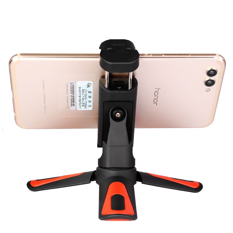 KINGJOY Μίνι πολύχρωμο μοντέρνο τρίποδο επιτραπέζιας τσέπης με Universal Mobile Clamp για το Selfie Shooting