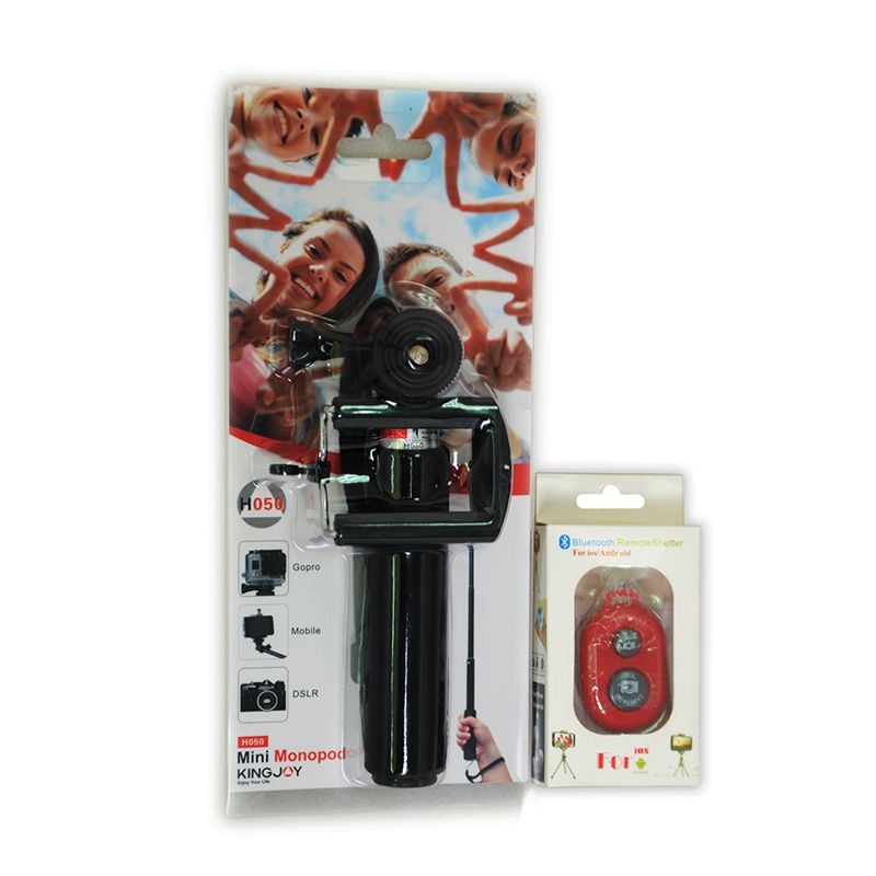 KINGJOY Αλουμινίου 4 διατομής επεκτάσιμη 500 mm μήκος ψηφιακή φωτογραφική μηχανή Selfie Stick H050
