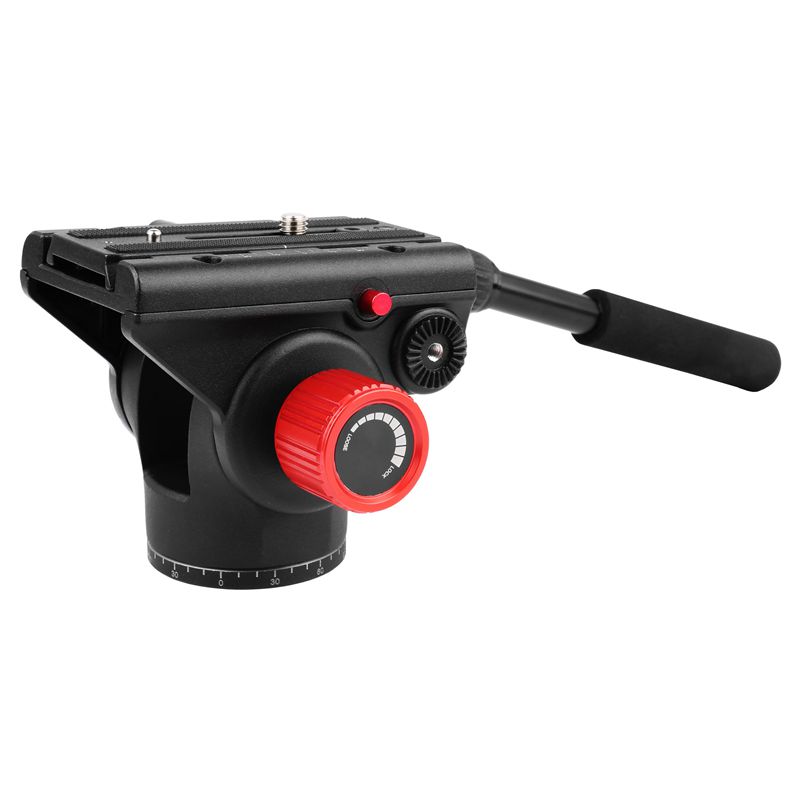 KINGJOY Δημοφιλή άλλα Video Pan Head με αξεσουάρ φωτογραφικής μηχανής ταχείας απελευθέρωσης για λήψη ταινιών και ζωντανή μετάδοση