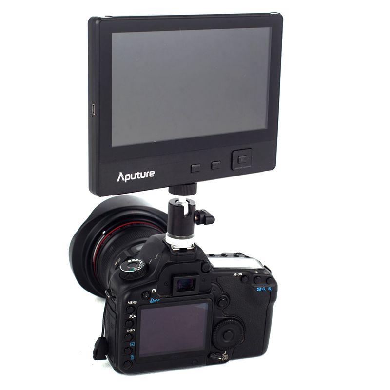 KINGJOY μπουλόνι μίνι μπάλα κεφάλι με προσαρμογέα hotshoe