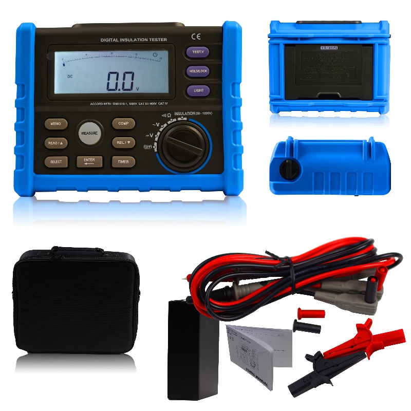 Ψηφιακή Megohmmeter megger μόνωσης αντίσταση tester Υψηλής Τάσης ψηφιακή μόνωση Tester Megger Γη