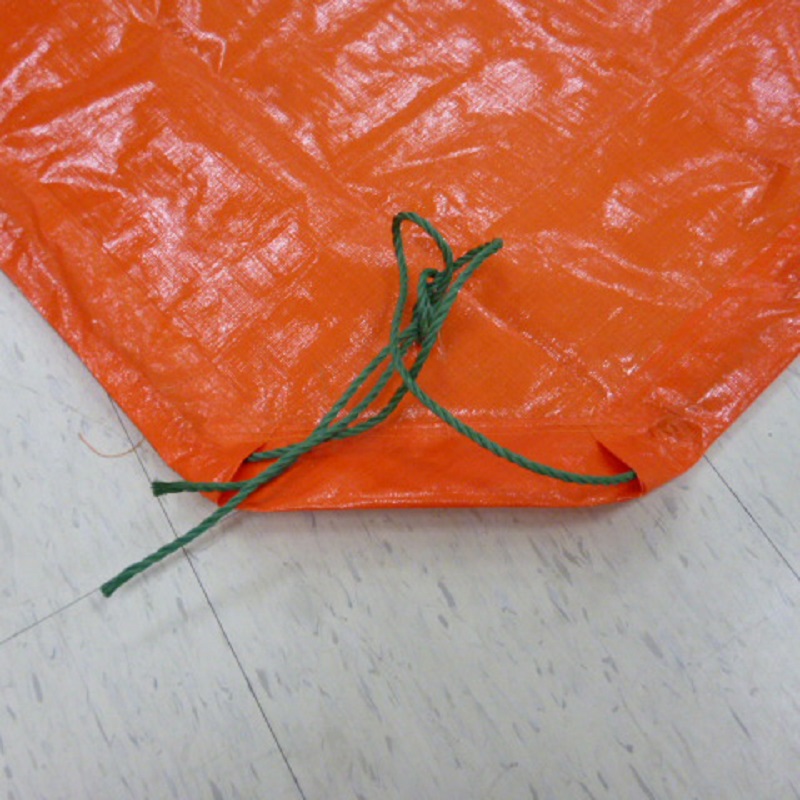 Drawstring φύλλο χλοοτάπητα φύλλο χόρτο συλλογή tarp 9x9 tarp
