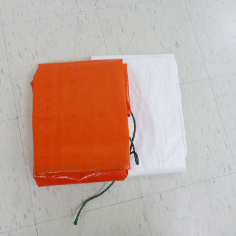 Drawstring φύλλο χλοοτάπητα φύλλο χόρτο συλλογή tarp 9x9 tarp