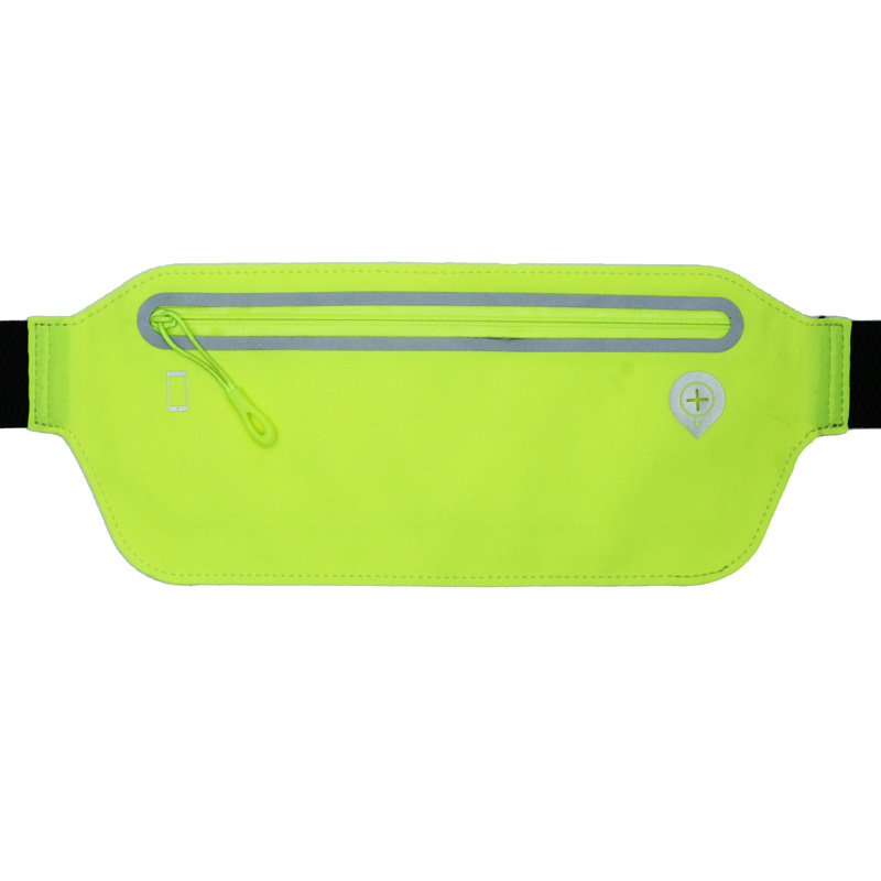 Unisex Sport Waist Bag Pack με Headphone Jack και Zipper