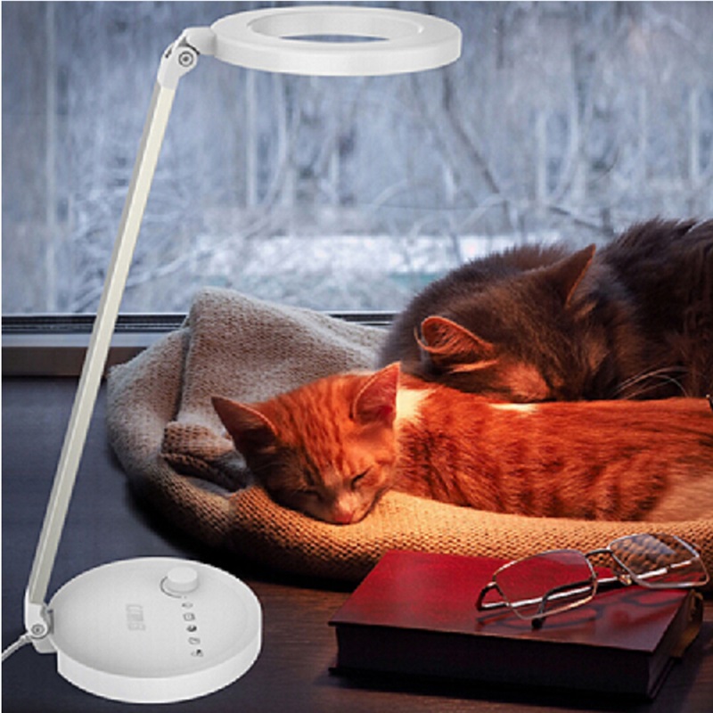 688s οδήγησε λαμπτήρα γραφείου περιστρεφόμενο 95ra 12w λευκό χρώμα