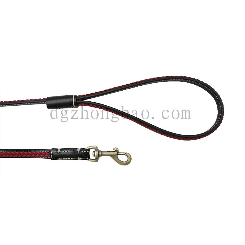 Κορυφαία ποιότητα δέρματος Geninum και περιλαίμιο για σκύλο