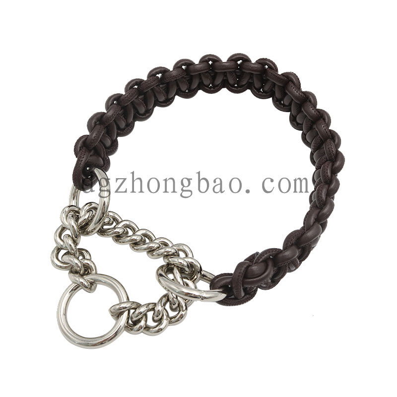 Καφέ χειροποίητο κορδόνι μαντήλι κολάρο