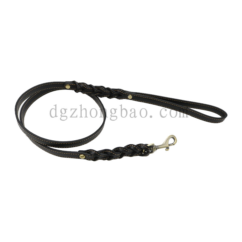 Twist δερμάτινο λουρί σχεδιασμού δέρματος για σκύλους