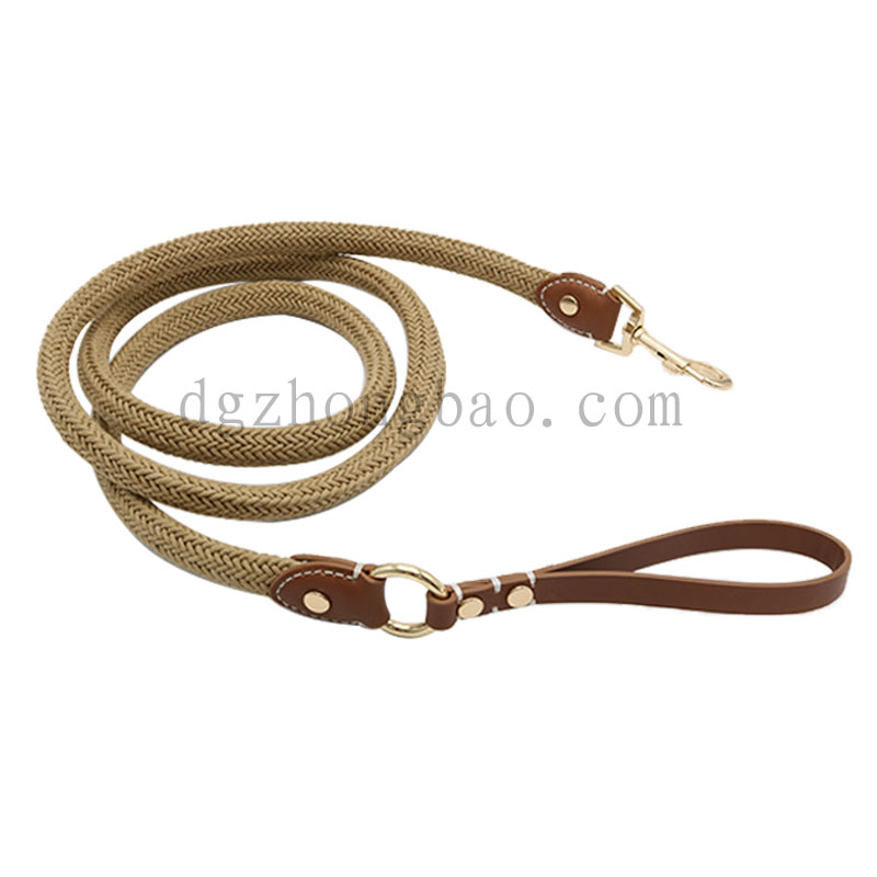 Πλεγμένο λουρί για κατοικίδια σχοινιά κάνναβης