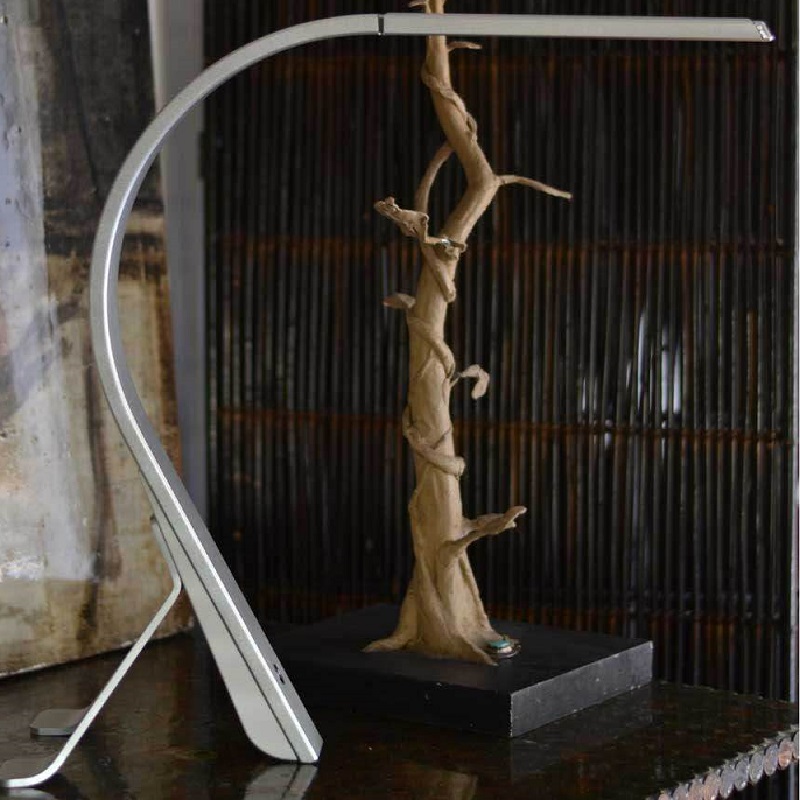 521 Σύγχρονος λαμπτήρας επιφάνειας εργασίας με θολό ανάγνωσμα με 5- επίπεδο