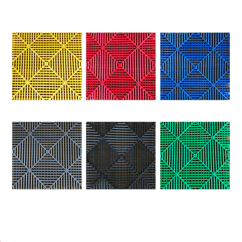 Ίνοορ Interclocking Floor Tile Drainage Garage Floor Tile Plastic Vinyl Garage Floor Mat