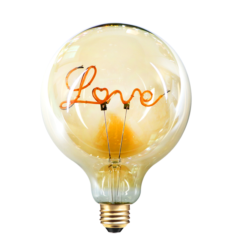 G125 Ελαστικός τόνος αγάπης ροζ 4w 200lumen DIY λαμπτήρας μαλακού νήματος