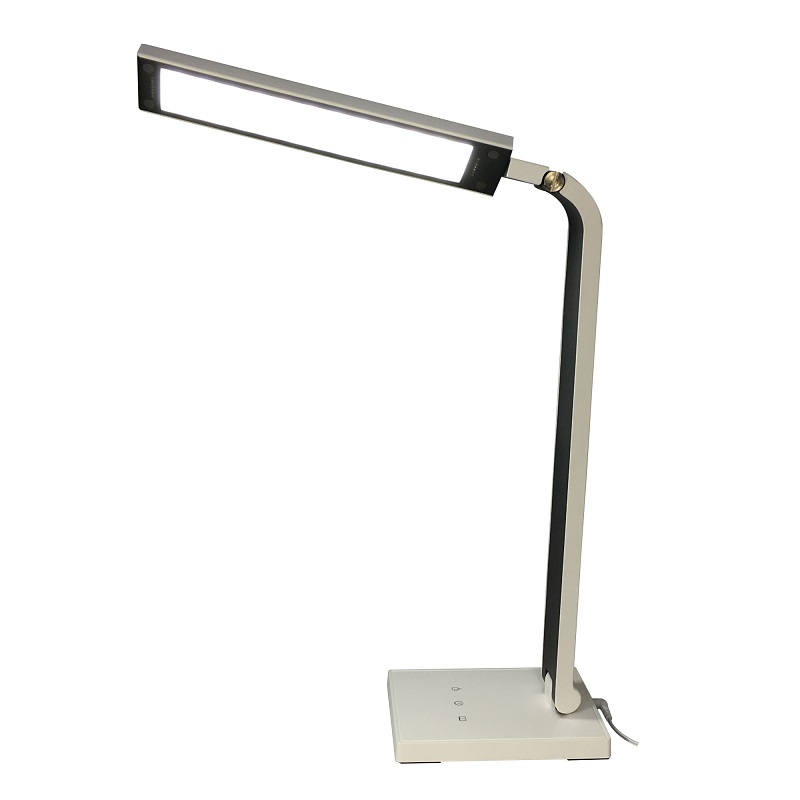 528 10W Super Thin Aluminium Desk Lamp Brighness Touch Dimmer