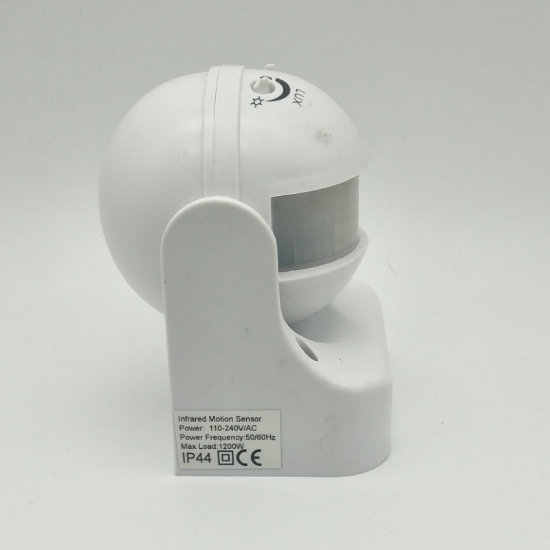 Διακόπτης αισθητήρα PIR σε τοίχο, Υπέρβαση ενεργοποίησης \/ απενεργοποίησης, 1200 W