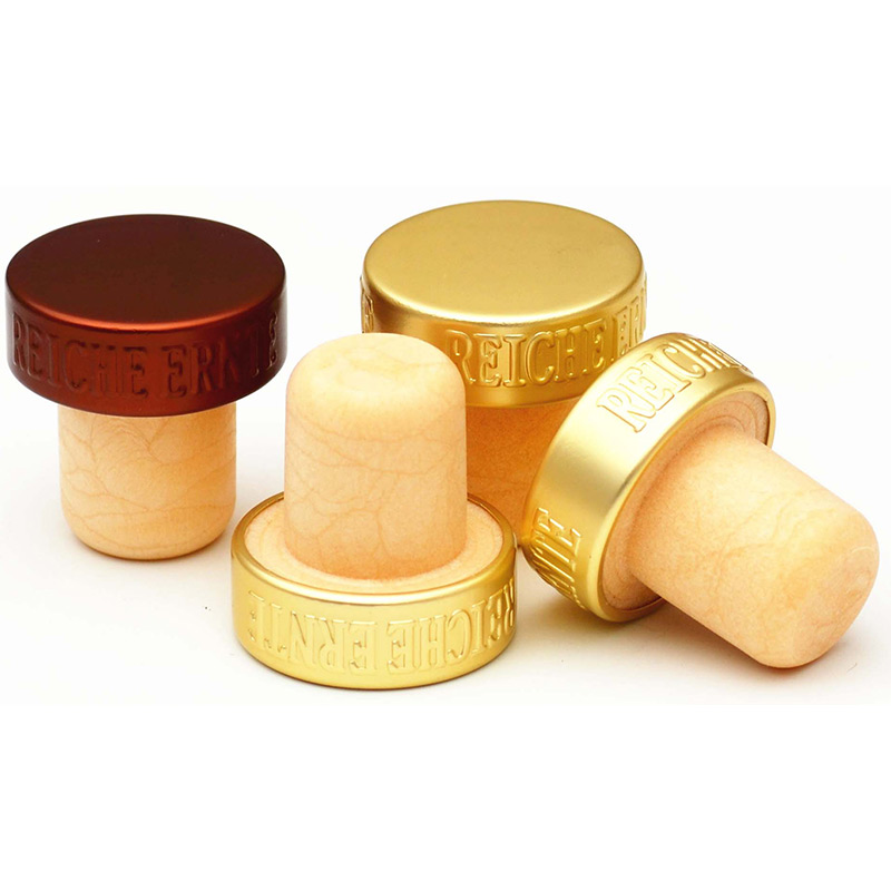 πώμα φιαλιδίου φελλού ανοποιημένου αλουμινίου