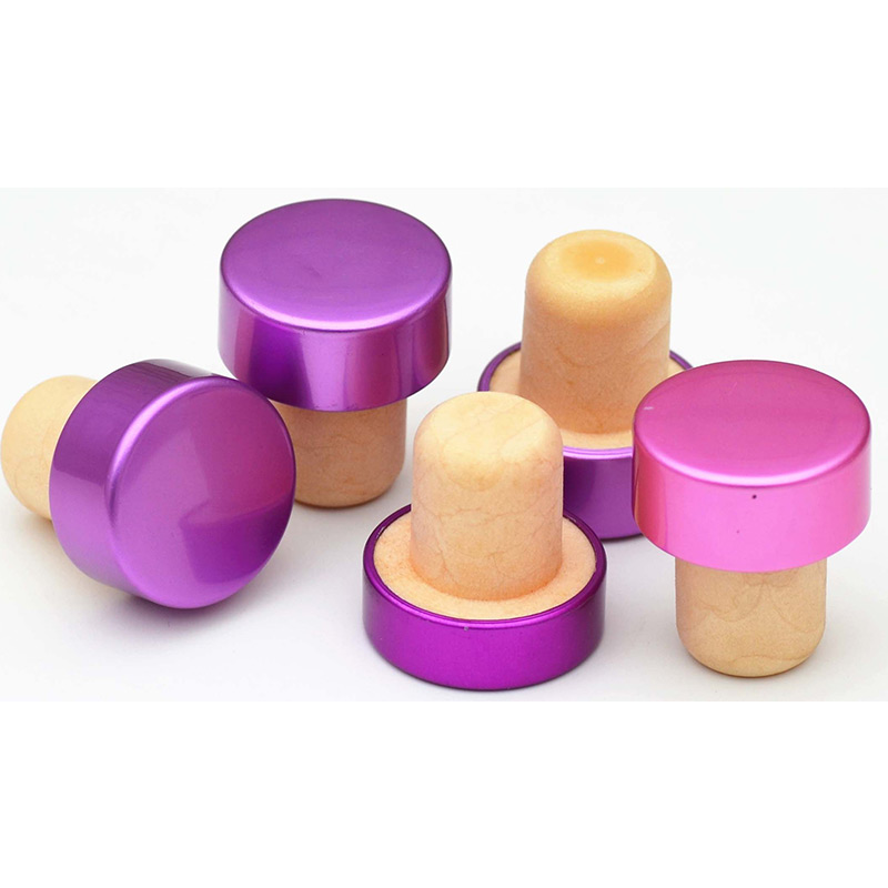 πώμα φιαλιδίου φελλού ανοποιημένου αλουμινίου 2