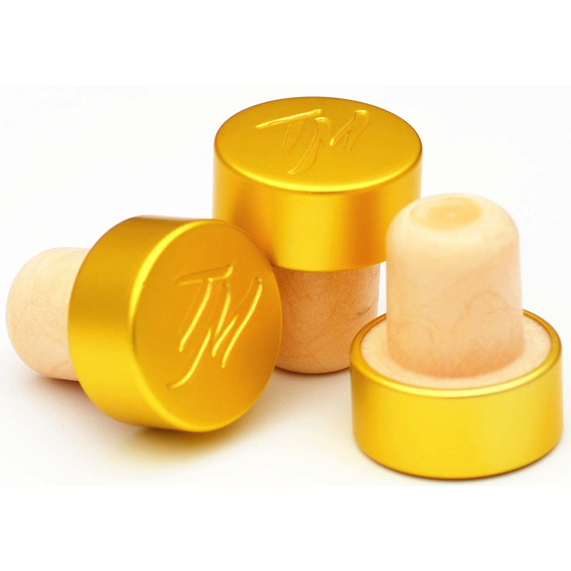 πώμα φιαλιδίου φελλού ανοποιημένου αλουμινίου 3