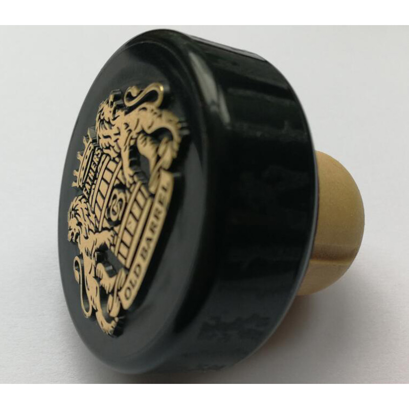 πώμα φελλού φιάλης με στόμιο έκπλυσης αέρα