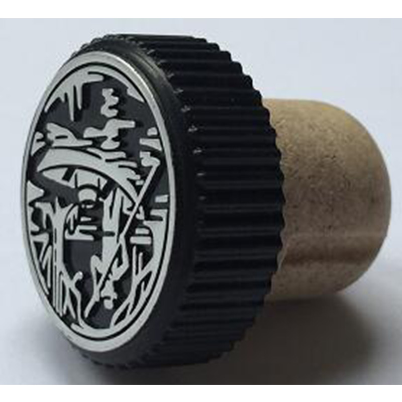 πώμα φελλού φιάλης με στόμιο έκπλυσης αέρα