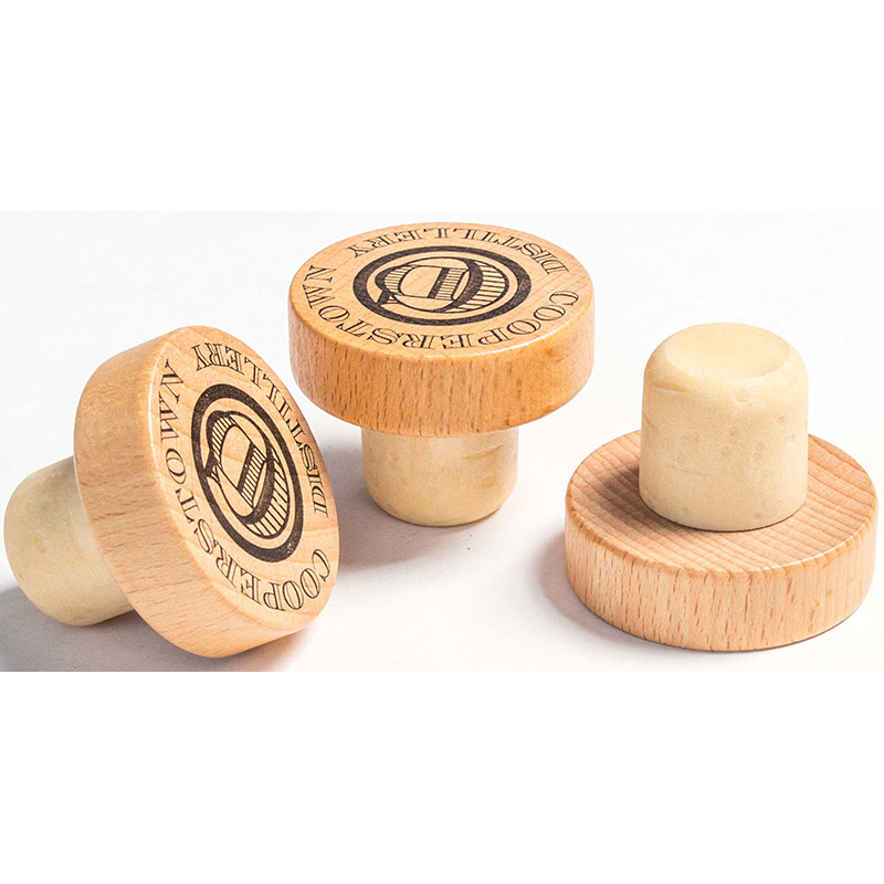 Κλείσιμο ξύλου από φελλό φιάλης κρασιού 1