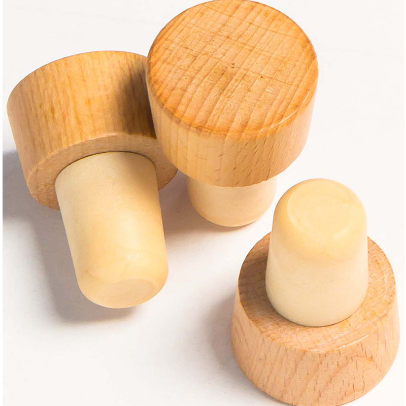 Κλείσιμο ξύλου από φελλό φιάλης οίνου 2